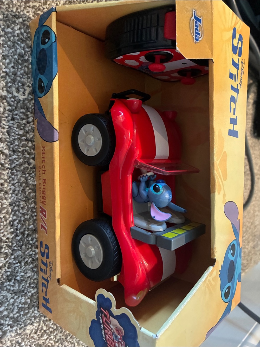 Disneys  Stitch Racer R/C Car with Blue Stitch Figure